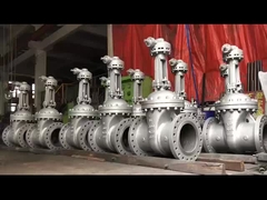 API600 Standart wCB CF8 CF8M Yükselen Kök Bevel Gear İşletilen Wedged Gate Valve