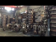 Su, buhar ve yağ kullanımı için dökme çelik WCB Triple Offset flanslı kelebek valfi